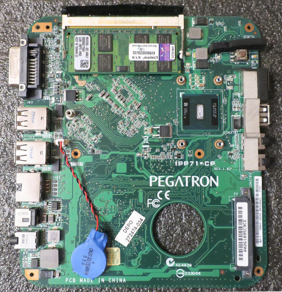 Motherboard (front)